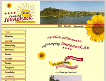 Tablet Screenshot of camping-sonneneck.de